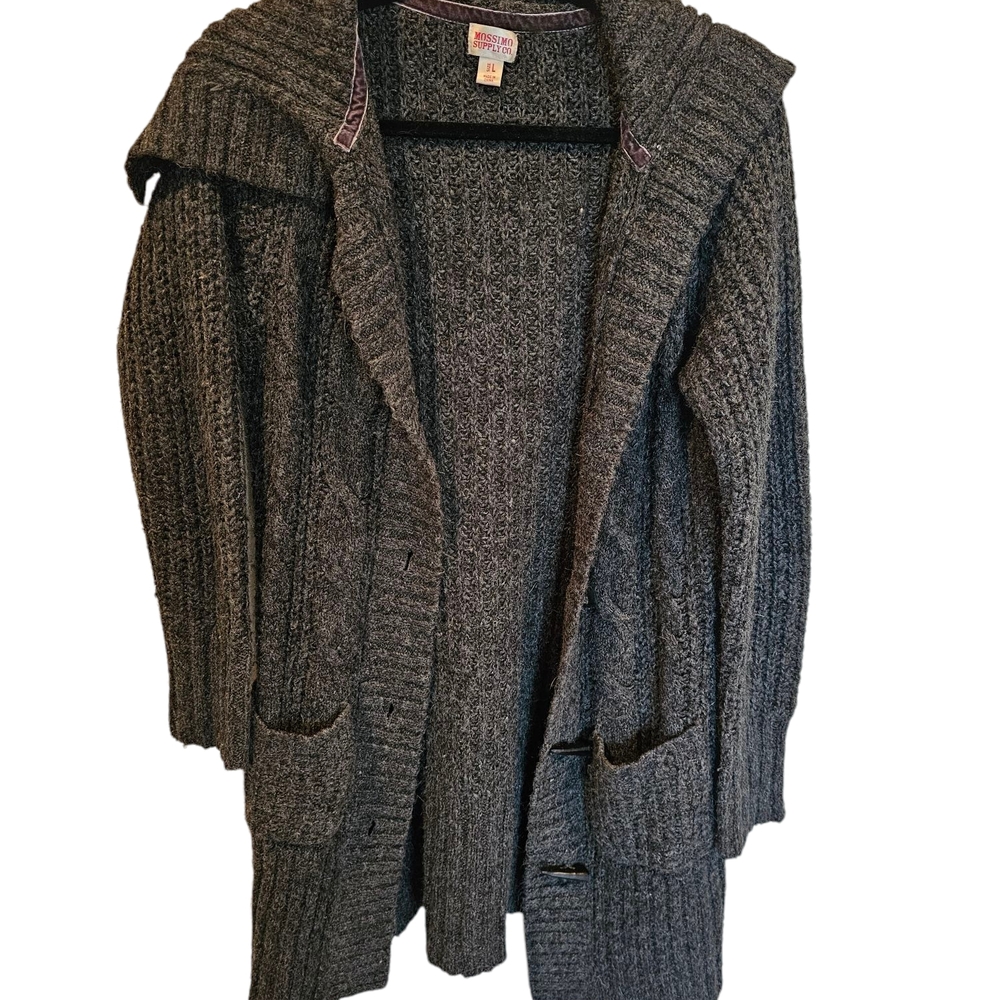 Cozy Gray Knit Sweater